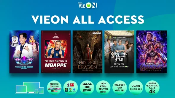 VieON ALL ACCESS 6 tháng